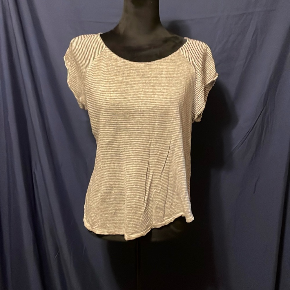 Maison Jules Linen striped top size L